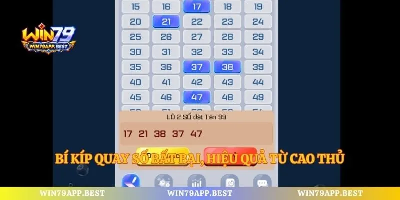 Bí kíp quay số bất bại, hiệu quả từ cao thủ