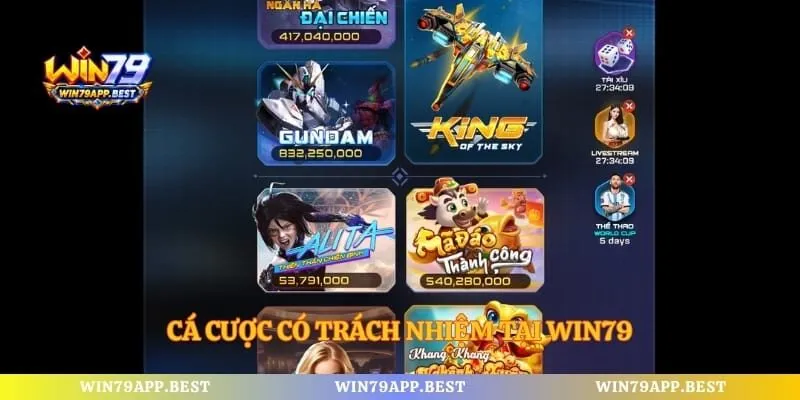 Cá cược có trách nhiệm tại win79