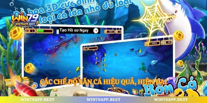 Các chế độ săn cá hiệu quả, hiện đại