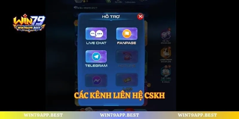 Các kênh liên hệ CSKH