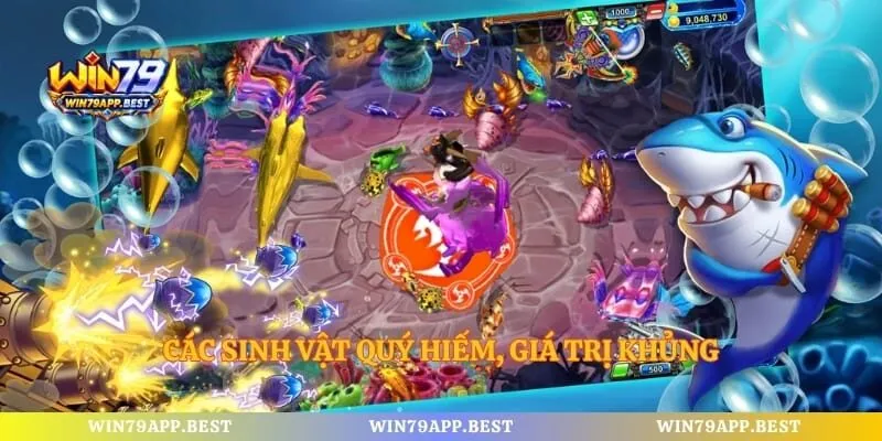 Các sinh vật quý hiếm, giá trị khủng