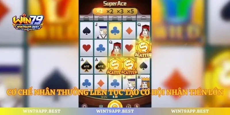Cơ chế nhân thưởng liên tục tạo cơ hội nhận tiền lớn