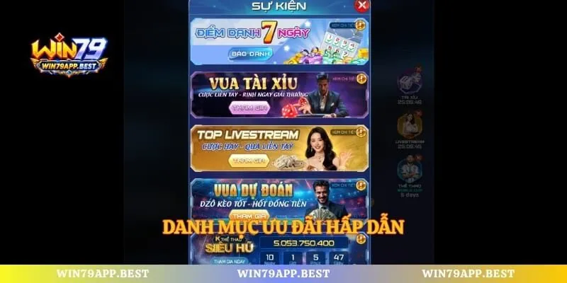 Danh mục ưu đãi hấp dẫn