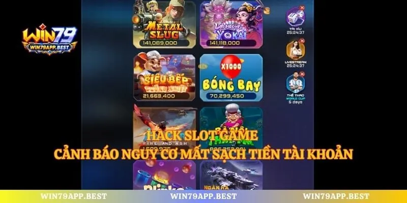 Hack Slot Game - Cảnh Báo Nguy Cơ Mất Sạch Tiền Tài Khoản