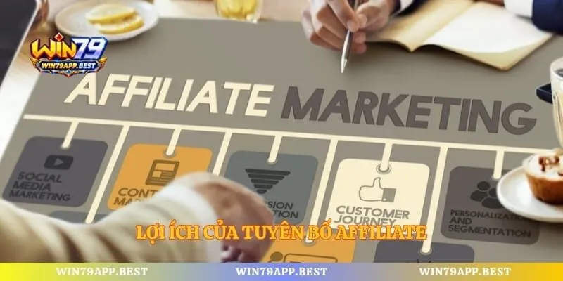 Lợi ích của tuyên bố affiliate