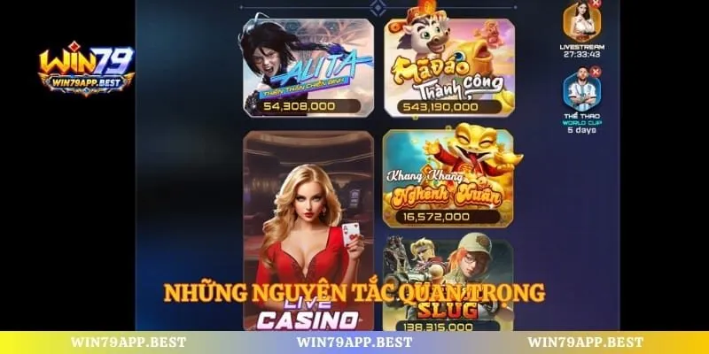 Những nguyên tắc quan trọng