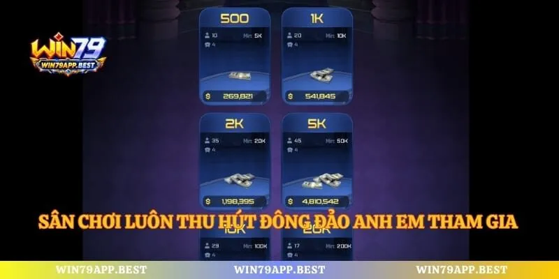 Sân chơi luôn thu hút đông đảo anh em tham gia tranh tài