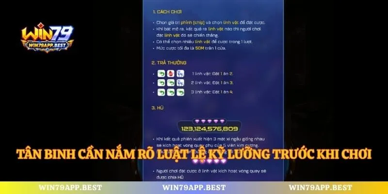 Tân binh cần nắm rõ luật lệ kỹ lưỡng trước khi chơi