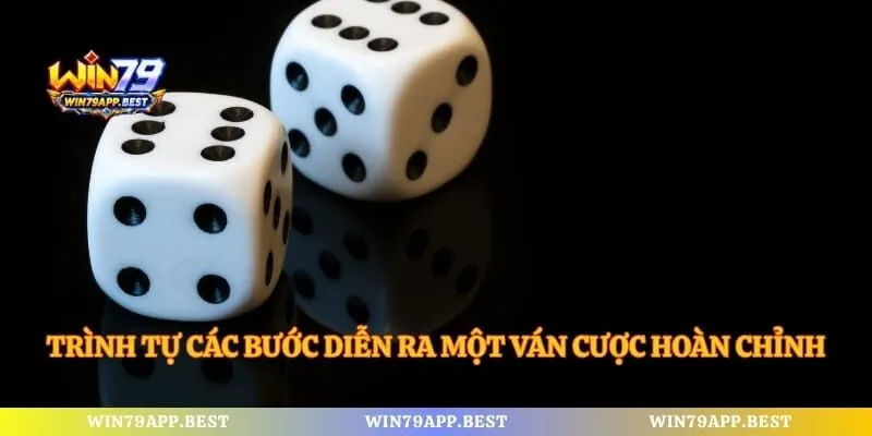 Trình tự các bước diễn ra một ván cược hoàn chỉnh
