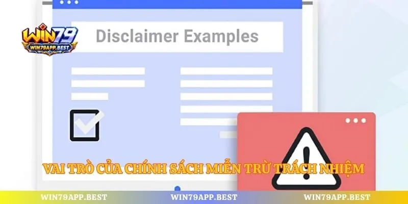 Vai trò của chính sách miễn trừ trách nhiệm tại sân chơi